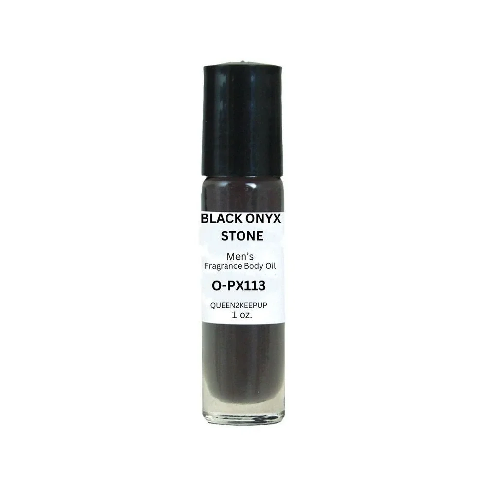 Black Onyx Stone (Men) Body Oil 10 ml Fragrance All Natural 1/3 oz Roll-On Scent